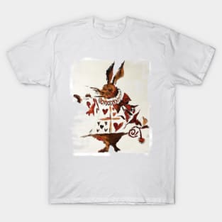 White Hare Alice in Wonderland T-Shirt